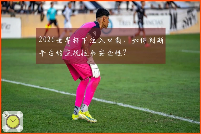 2026世界杯下注入口前，如何判断平台的正规性和安全性？